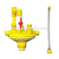 reducing valve with nipple drinker for poultry chicken